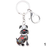 Lou Schnauzer Keychain