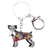 Vicky Schnauzer Keychain