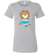 Antidepressant Pomeranian Premium Fitted Lady T-shirt