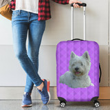 Westie Luggage Cover