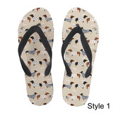 Summer Star Dachshund Flip Flops
