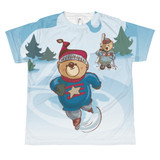 Madison Bear - Ice Skaters All-over youth sublimation T-shirt