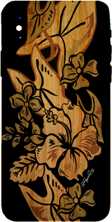 PMC iPhone 8 Case - Hawaiian Tropical in Wood