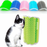 Kitty Cat Corner Mount Massager Self Groomer With Catnip