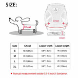 Reflective Dog Vest Harness & Leash Set