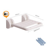 Flip Up Toilet Safety Frame Rail Shower Grab Bar for Elders Senior Kids Care, Bathroom Handrail, Folding Shower Seat, Bath Chair