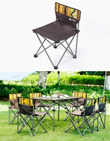 Outdoor picnic set portable folding tables and chairs for camping folding table and chair set folding aluminum table