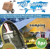 Camp Kitchen Organizer Utensils Travel Set - Portable 8 PCS BBQ Camping Cookware Travel Set