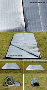 Camping mat, EVA waterproof aluminum foil tent, folding picnic and beach mat, multifunctional, 2020