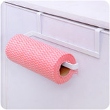 Metal Kitchen Tissue Hanging Holder Bathroom Towel Holder Storage Rack Cabinet Door Hook Roll Paper Organizer mx9291151