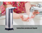 Automatic Soap Dispenser Pump Infrared Sensing Stainless Steel Liquid Soap Holder Shampoo Dispenser Bathroom Liquid Foam Pump