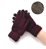Knitted Full Finger Gloves