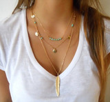 Gold Multilayer Tassels