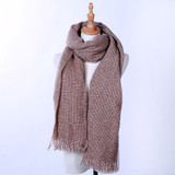 Women Shawl Autumn Tassel Wool Scarves Scarf