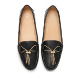 Top Front Gold Knotted Tassel Loafers
