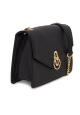 Cross Body Shoulder Bag Gold Circle Lock Girlie Type
