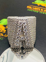 Custom Design Ice-out design Initial Ring