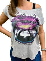 Metallica Master of Puppets Juniors Scoop Neck Shirt