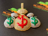 Triple Money Bag Pendant