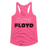 Pink Floyd Logo Pink Juniors Racer Back Tank Top