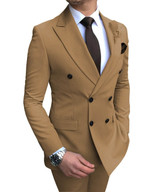 Daschop Double-Breasted Slim Fit Casual Tux