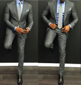 3 Piece Gentleman's Classic Slim Fit Custom Suit 3 Piece Gentleman's Classic Slim Fit Custom Suit