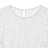 Mommy and Me White eyelet lace summer Dress