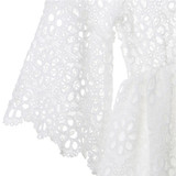 Mommy and Me White eyelet lace summer Dress