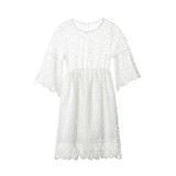 Mommy and Me White eyelet lace summer Dress