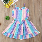 Rainbow Polka Dots Romper