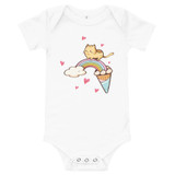 Kitty Rainbow Crossing Onesie