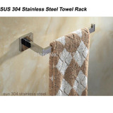 1pcs SUS 304 Stainless Steel Single Towel Bar Towel Rack Holder In The Bathroom Wall Mounted Towel Ring Free Shipping 1pcs SUS 304 Stainless Steel Single Towel Bar Towel Rack Holder In The Bathroom Wall Mounted Towel Ring Free Shipping