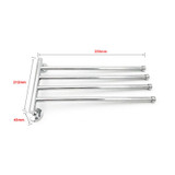 Stainless Steel Towel Bar Rotating Towel Rack Bathroom Kitchen Wall-mounted Towel Polished Rack Holder Hardware Accessory