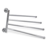 Stainless Steel Towel Bar Rotating Towel Rack Bathroom Kitchen Wall-mounted Towel Polished Rack Holder Hardware Accessory