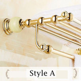 Wall Mounted Towel Shelf with Towel Bar Towel Holder