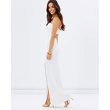 Strapless Evening Dress - White