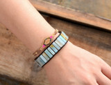 Bohemian Vintage Leather Wrap Bracelet Bohemian Vintage Leather Wrap Bracelet