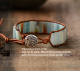 Bohemian Vintage Leather Wrap Bracelet Bohemian Vintage Leather Wrap Bracelet