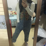 Denim Loose Jumpsuits Overalls