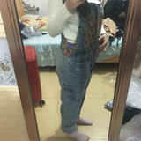 Denim Loose Jumpsuits Overalls