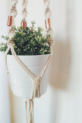 Macrame Plant Hanger, Hanging Planter