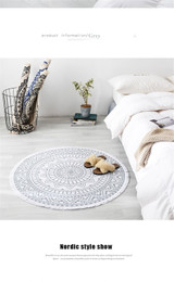 Morocco Handmade Round Carpet Rug