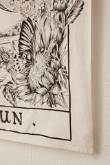 The Sun Tarot Card Tapestry