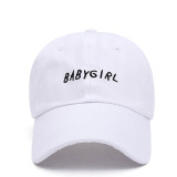 Big Text Babygirl Embroidered Dad Hat Cap Unisex