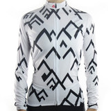 Womens Racmmer Mountains Long Sleeve Cycling Jersey
