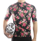 Racmmer Roses Short Sleeve Cycling Jersey