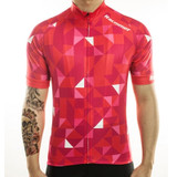 Racmmer Triangles Short Sleeve Cycling Jersey