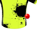 WOMENS I Love Road Cycling Hi Viz Splatter Club Fit Cycling Jersey