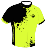 MENS I Love Road Cycling Hi Viz Splatter Race Fit Cycling Jersey