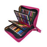 Leather (PU) Pencil Case 216 Pencil Slots